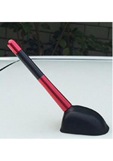 Honda Civic 2012 Sonrası Sd Uyumlu Karbon Oto Çubuk Anten Kırmızı