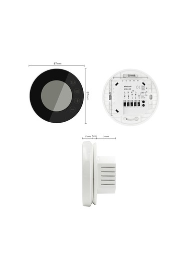 Pazly Akıllı Termostat: Uzun Ömürlü, Enerji Tasarruflu, Dokunmatik Ekran, Uzaktan Kontrol