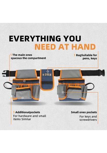 Alet Kemerimanyetikçoklu Cepleralet Kemeriayarlanabilir Alet Kemeri Kılıfı