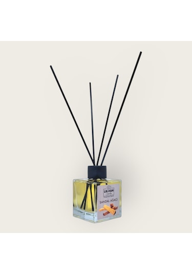 Sandal Ağacı Bambu Çubuklu Oda Kokusu 100 Ml Cam Şişe