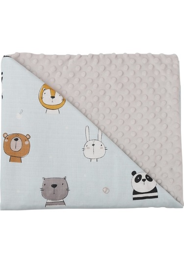 Yumuşak Pamuklu Bebek Battaniyesi - Nefes Alabilir, Masaj Noktalı, Tüm Mevsimler İçin Uygun 110x158cm Diğer DiğER