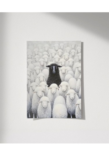 Çerçevesiz Poster Sürüde Bir Terslik Var