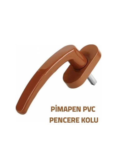 Pimapen Pvc Pencere Kolu Kahverengi Kapı Kolu 2 Yıl Plastik