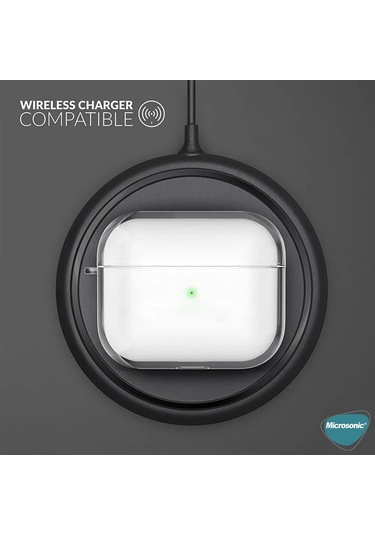 Microsonic Aipods Uyumlu 4 Kılıf Transparent Clear Soft Şeffaf