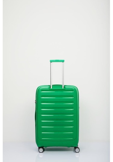 Benetton Trolley Valiz Yeşil Büyük Boy 14bnt1000-01-y