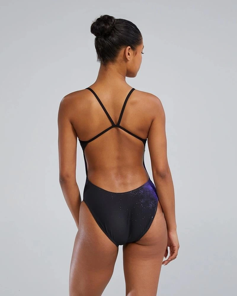 Tyr Durafast Elite Cutoutfit Kadın Mayo - Starborne Mor