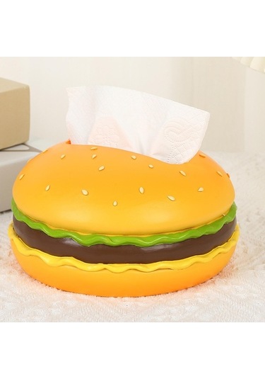 Pazly Suntek Sarı Peçete Kutusu Kapağı Hamburger Dispenseri Burger Bi Diğer