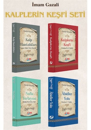 İmam Gazali - Kalplerin Keşfi Seti 4 Kitap Set / İmam Gazali