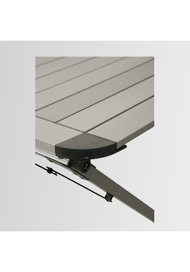 Nurgaz NG-AKMXXL Campout Portable Alüminyum Kamp Masası - Büyük XXL - Gri