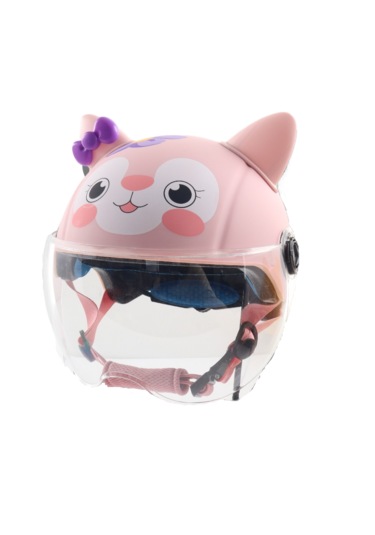 3c Sertifikalı Çocuk Sevimli Karikatür Koruyucu Baret Pembe