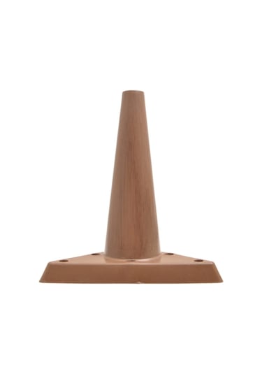 Sena Plastik Ayak Baza Ayağı Koltuk - 4 Adet  Ceviz Kanepe Ayağı