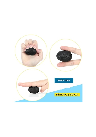 Exeo Direnç Ayarlanabilir Sayaçlı El Egzersiz Yayı Seti -60 KG