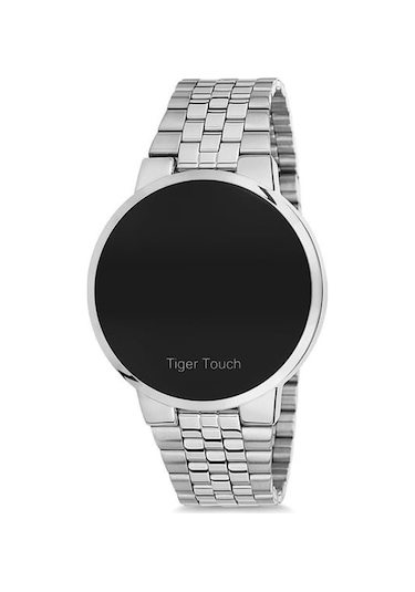 Tg-8002 Tıger Çelik Dijital Unısex Saat Metalik