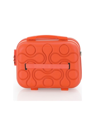 Mçs Polipropilen 3lü Valiz Seti Büyük & Kabin & Makyaj V376 S23sy1000053-set 00314 Portakal