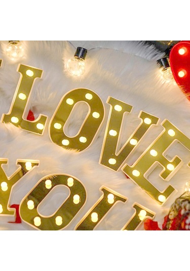 Yunboo Altın Led Harf Işığı Z - Özel Günler, Parti Ve İfade Dekorasyonu, Pil Dışında Gönderim Diğer