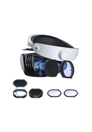 Devaso Hafif Lens Kapağı Aksesuarları Kiti İçin Ps Vr2 Kulaklık Çizilmez Halka Lens Koruyucu