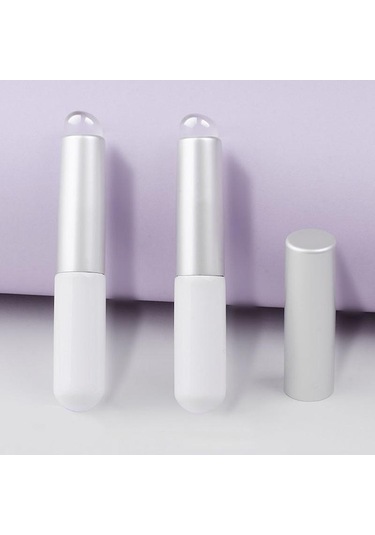 Plastik Saplı Silikon Dudak Fırçası Kapaklı Taşınabilir Ruj Dudak Balsamı Aplikatörü Mükemmel Noel Hediyeleri