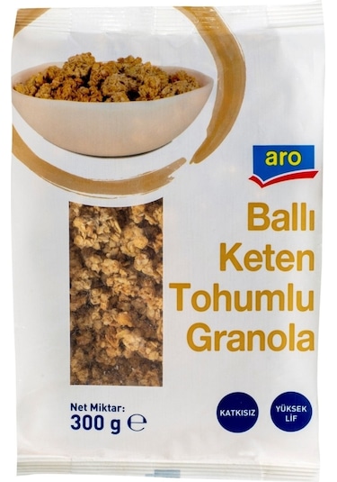 Granola Ballı & Keten Tohumlu 300g
