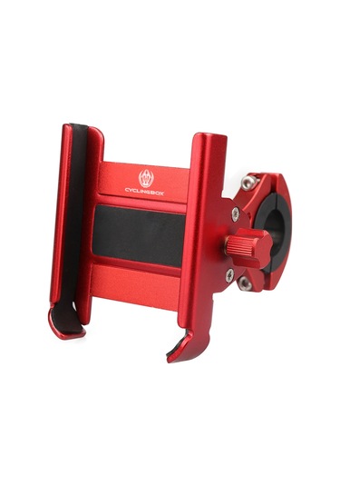 Cyclıngbox-yükseltilmiş Alüminyum Alaşım Bisiklet Cep Telefonu,ya18857r-1 Kırmızı