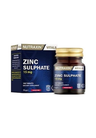 Nutraxin Zinc Sulphate 100 Tablet