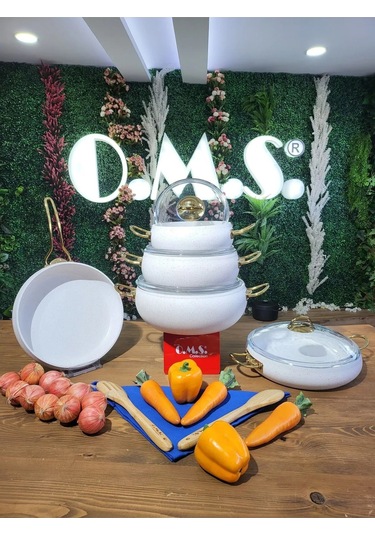 Kure - 3024 - 9 Parça - Bio Granit - Pfoa Ve Ptfe Free - Tencere, Tava, Çeyiz Seti Beyaz