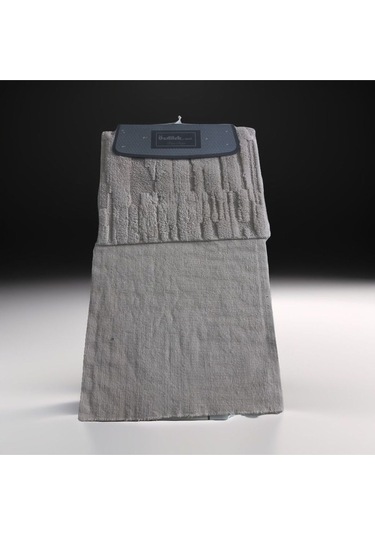 Özdilek Tufting Nora 2'li Banyo Paspası Koyu Bej Çok Renkli