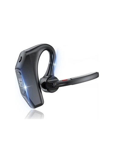 Kablosuz Kulaklık İle Çift Mikrofon Bluetooth Kulaklık Enc Gürültü İptal Siyah