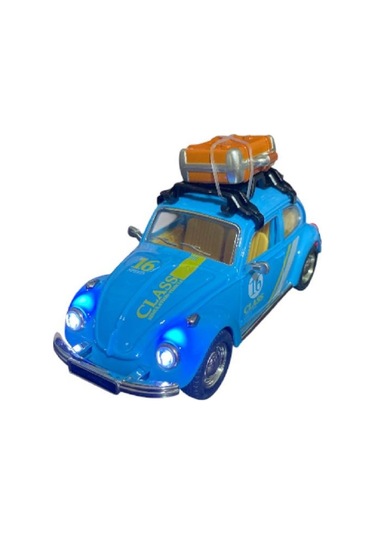 18 Cm Sesli Işıklı Çek Bırak Woswos Araba 0232