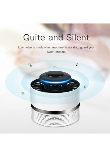 Kangvka Ev İçin Usb Led Işıklı Kimyasız Ahtapot, 20 M² Alanda Sindirici/kuvvetli Sinek/muvekkil Yok Edici, Siyah Küçük Boy