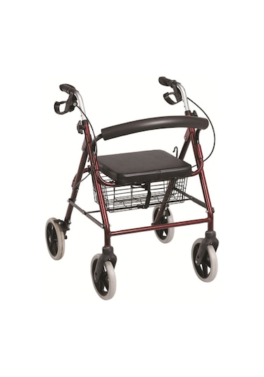 Rolatör Tekerlekli Hasta Yürüteci Engelli Yaşlı Yürüteç