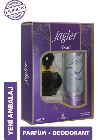 Jagler Pearl Kadın Parfüm Seti 60ml + Classic Erkek Parfüm Seti 90 ML