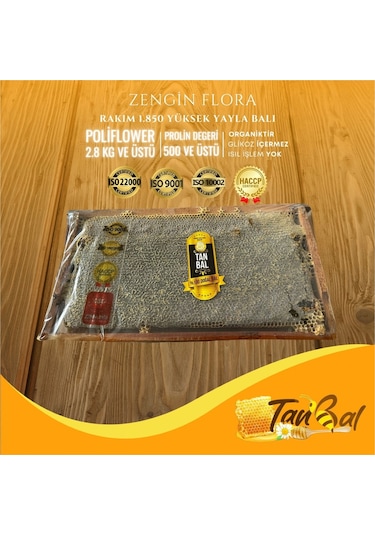 Tanbal Yüksek Yayla Petekli Siyah Bal 3100 G