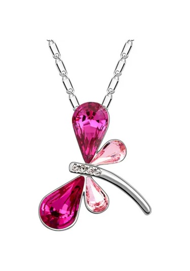 Kelebek Kolye No5 Pembe