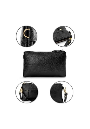 Linjinxu Bayanlar Tek Omuz Çapraz Cep Telefonu Bozuk Para Cüzdanı Lacivert Mavi Mavi