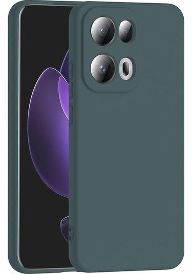 Oppo Reno 13 Pro Kılıf Zore Mara Lansman Kapak Koyu Yeşil