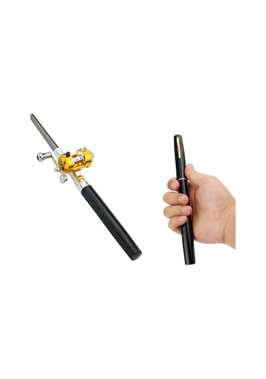 Valkyrie 1 Metre Teleskopik Mini Cep Olta Seti Kalem Kamış Olta