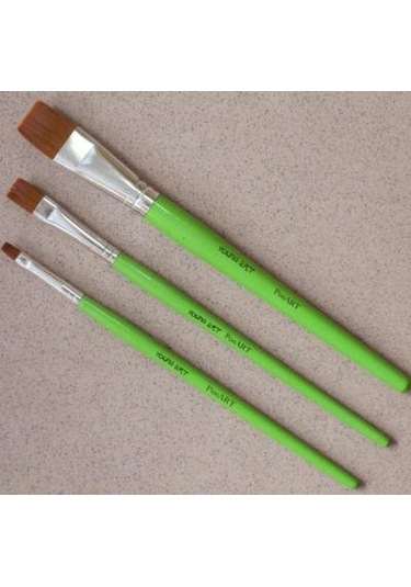 Ponart Young Art 7210 Serisi Sentetik Düz Uçlu Fırça No: 8