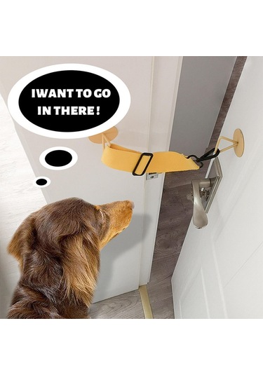 Homyl Ayarlanabilir Kapı Askısı Köpeği Çöp Sarı