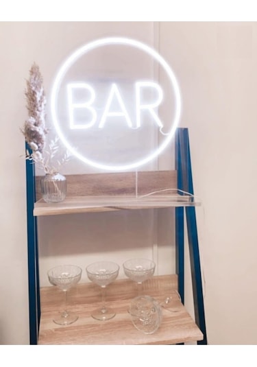 Neon Led Işık Bar Gece Lambası Renkli