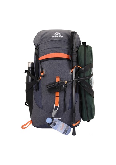 Neevoyu 50l Suv Outdoor Sırt Çantası - Nefes Alabilir, Su Geçirmez, Hafif Ve Dayanıklı Spor Çantası Gri