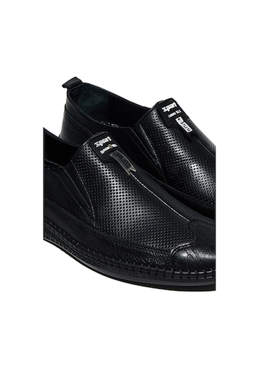 Bestello Bağcıksız Poli Taban Casual 020-085 Erkek Ayakkabı Siyah