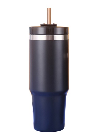 Xiyyadms 304 Çelik Isı Saklama Bardak 30oz: 6-12 Saat Sıcak/soğuk Tutar, Pipetli, Düşmeye Dayanıklı, Araç/outdoor Kullanıma Uygun Siyah Siyah