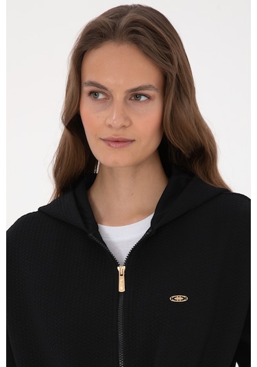 U.s. Polo Assn. Kadın Siyah Hırka Örme 50318098-vr046 Sıyah