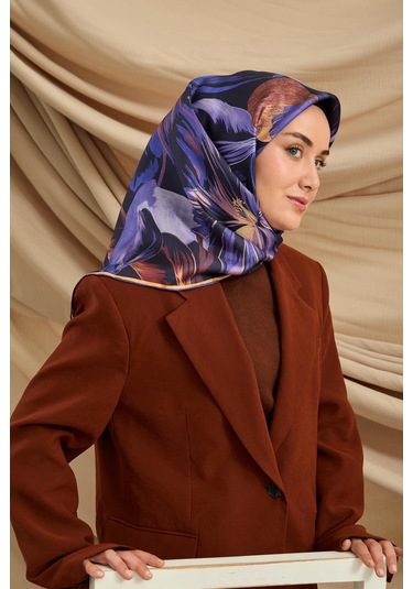 Silk Home Twill İpek Eşarp 11480-84 Lacivert, Pembe, Saks, Krem, Bordo