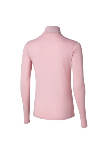 Core Impulse Yarım Fermuarlı Uzun Kollu Kadın Tişört Pembe Çok Renkli