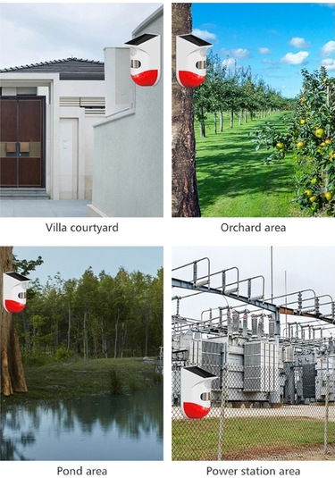 Sones Dış Mekan Ip67 Su Geçirmez Güneş Enerjili Kızılötesi Alarm, Özellikler: Bağımsız