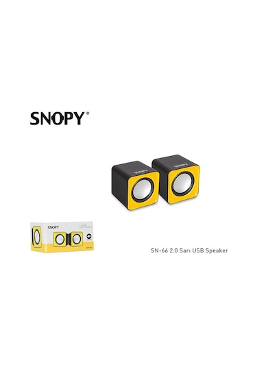 Snopy  Sn-66 2.0 Sarı Usb  Speaker