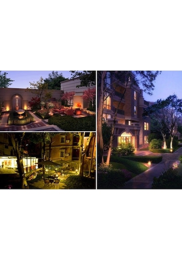 Trendooze 7w Cob Led Çim Lambası Dc12v Ip65 Sıcak Beyaz Dış Mekan Aydınlatma