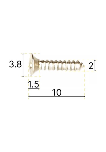 Decupe Ahşap Vidaları 2x10, 100 Gr 177186487 Diğer
