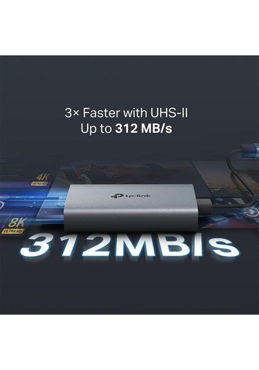Tp-lınk Ua440c Usb 3.0 Type-c - Sd Ve Microsd 4.0 Kart Okuyucu-152383